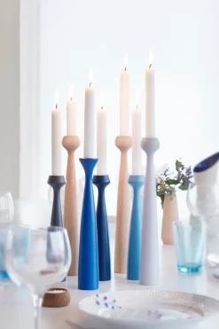 applicata Lily candleholder, black