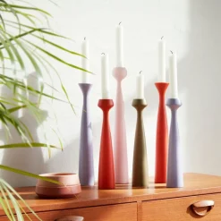 applicata Tulip candleholder, warm rose