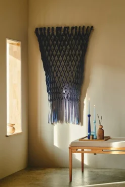 applicata Tulip candleholder, cobalt blue