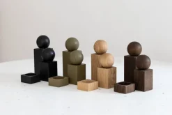 applicata Twist salt - pepper set, olive green