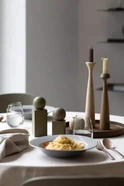 applicata Twist salt - pepper set, olive green