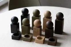 applicata Twist salt - pepper set, olive green