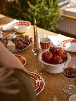 Arabia 24h Tuokio deep plate 18 cm, red