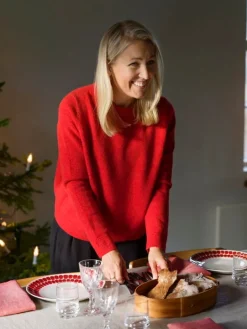 Arabia 24h Tuokio deep plate 18 cm, red