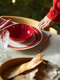 Arabia 24h Tuokio plate 20 cm, red