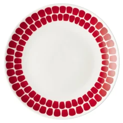 Arabia 24h Tuokio plate 26 cm, red