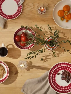 Arabia 24h Tuokio plate 26 cm, red