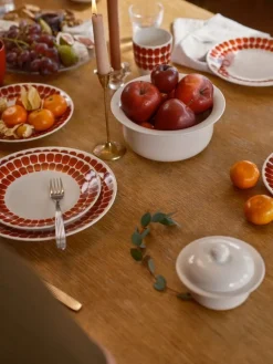 Arabia 24h Tuokio plate 26 cm, red