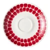Arabia 24h Tuokio saucer, 17 cm, red