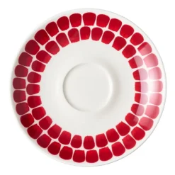 Arabia 24h Tuokio saucer, 17 cm, red