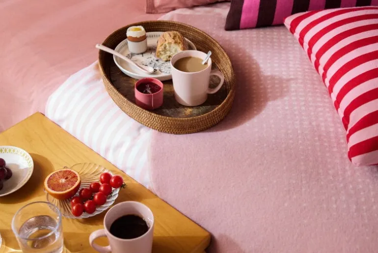 Arabia Ilona spoon, 15 cm, 4 pcs, Pink Ribbon