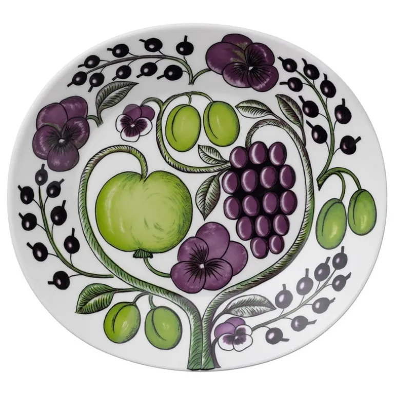 Arabia Paratiisi plate, oval 25 cm, purple