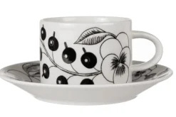 Arabia Paratiisi saucer 16,5 cm, black