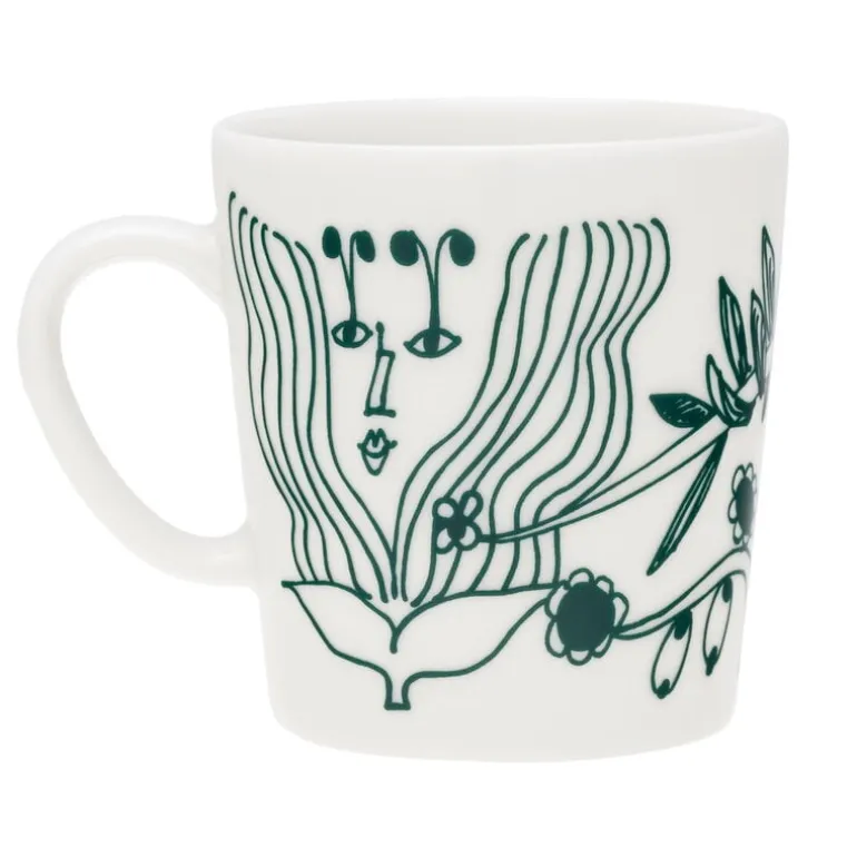 Arabia Puutarhurit mug, 0,3 L, dark green