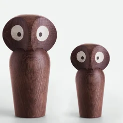 Architectmade Owl, large, smoked oak