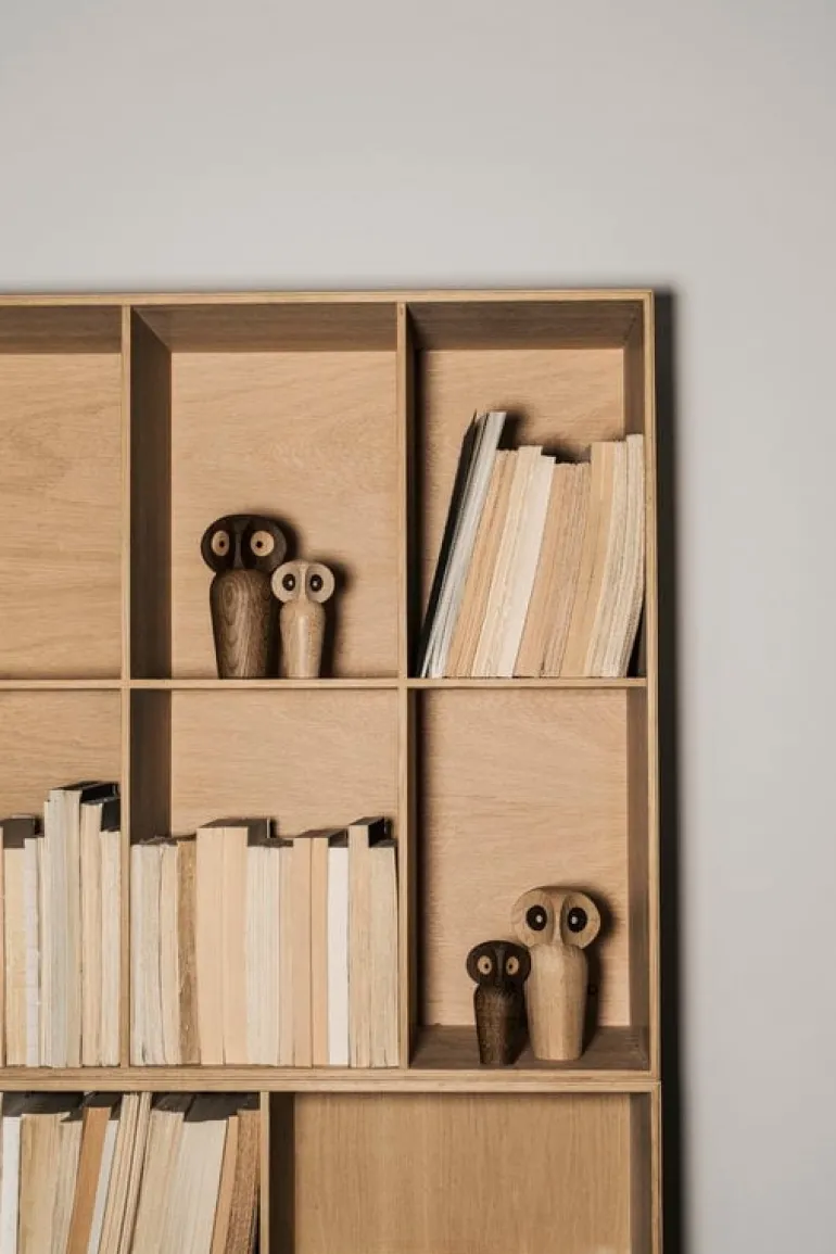 Architectmade Owl, small, natural oak