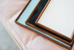 Architectmade Turning Tray, medium, black - white