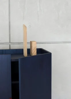 Ariake Aizome wardrobe, indigo - black - red