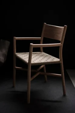 Ariake Ariake arm chair, oak - textile strap
