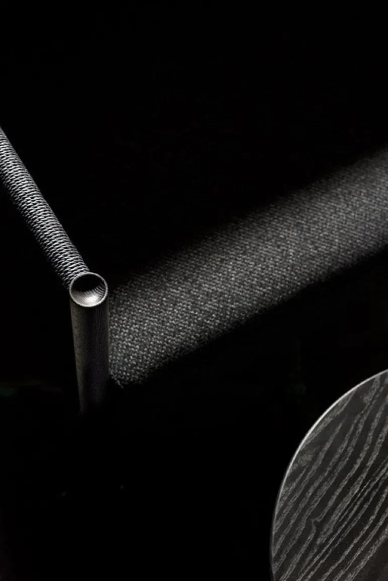 Ariake Braid lounge chair, black