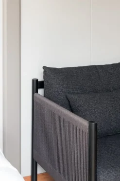 Ariake Braid lounge chair, black