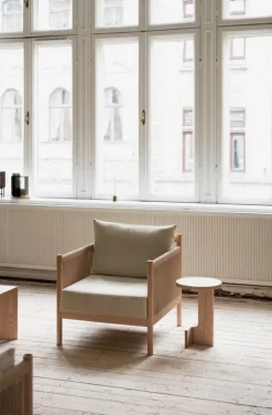 Ariake Braid lounge chair, oak