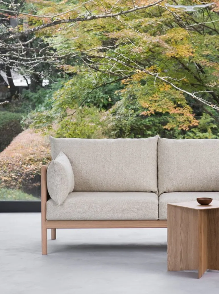 Ariake Paperwood side table, oak