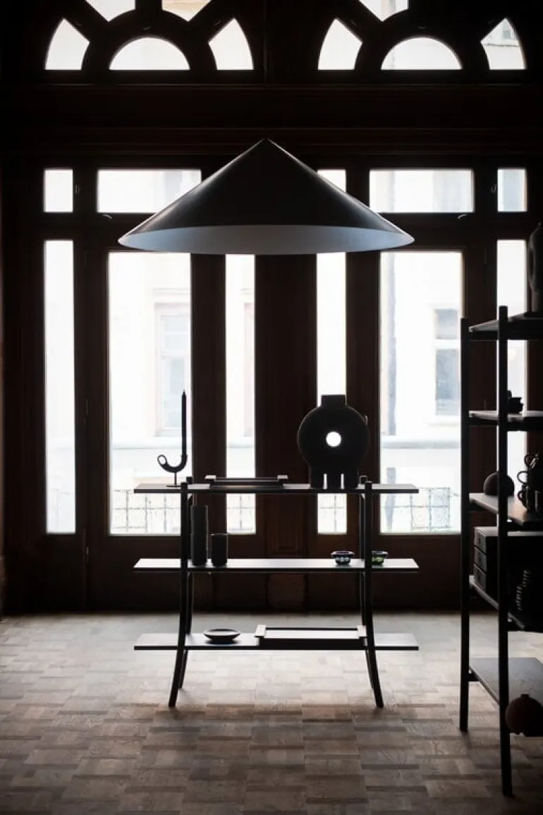 Ariake Skyladder shelf, low, oak