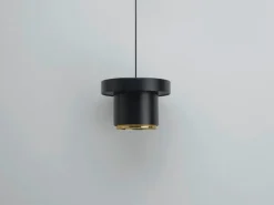 Artek A201 pendant, black - brass