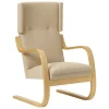 Artek Aalto 401 armchair, honey stained - Vidar 323