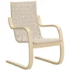 Artek Aalto armchair 406, birch - natural/white webbing