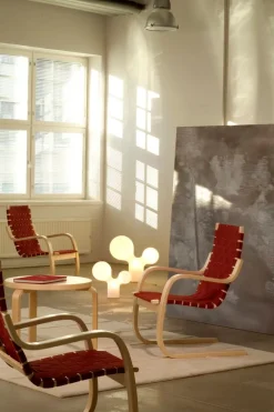 Artek Aalto armchair 406, birch - natural/white webbing