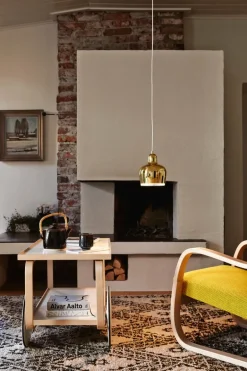 Artek Aalto armchair 402, birch - black Hallingdal 190