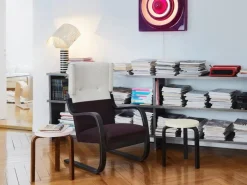 Artek Aalto armchair 401, black Hallingdal 190