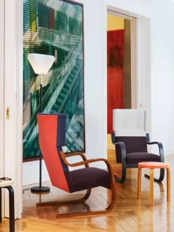 Artek Aalto armchair 401, black Hallingdal 190