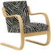 Artek Aalto armchair 402, honey stained - Zebra