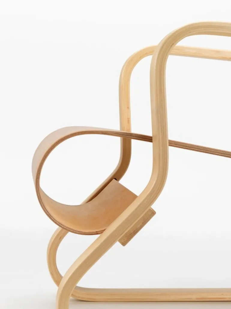 Artek Aalto Armchair 41 "Paimio", anniversary edition, oiled birch