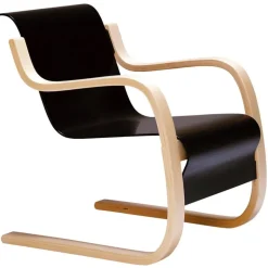 Artek Aalto armchair 42 "Small Paimio", black
