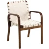 Artek Aalto Armchair 45, walnut - natural/white webbing