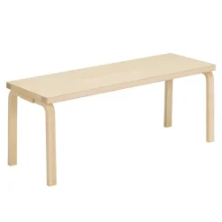 Artek Aalto bench 153A, solid seat, birch