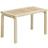 Artek Aalto bench 153B, wild birch