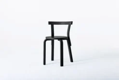 Artek Aalto chair 68, all black