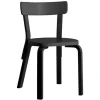 Artek Aalto chair 69, all black