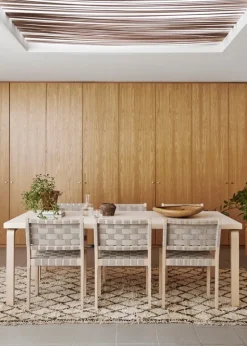 Artek Aalto chair 611, birch - natural/black webbing