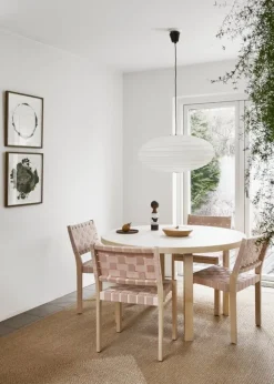 Artek Aalto chair 611, birch - natural/red webbing