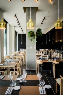 Artek Aalto chair 66, black linoleum