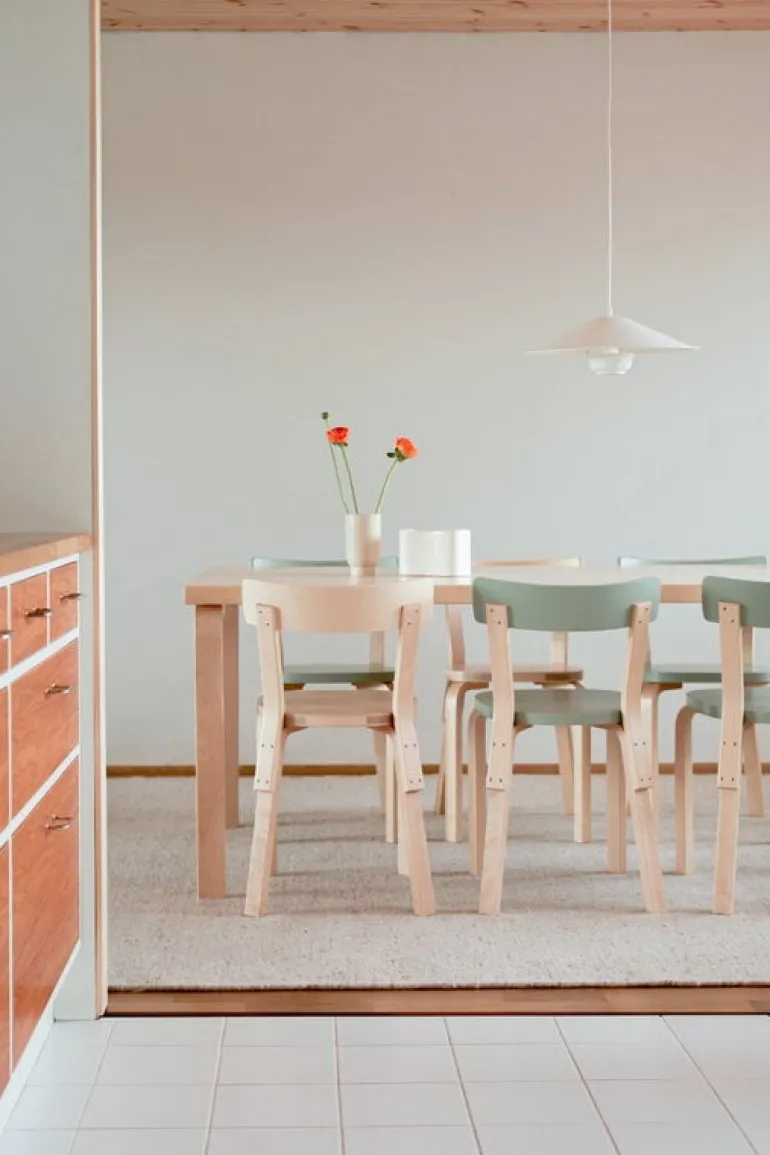 Artek Aalto chair 69, green