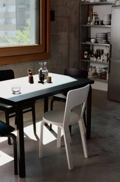 Artek Aalto chair 66, lacquered white