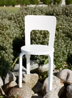 Artek Aalto chair 66, lacquered white