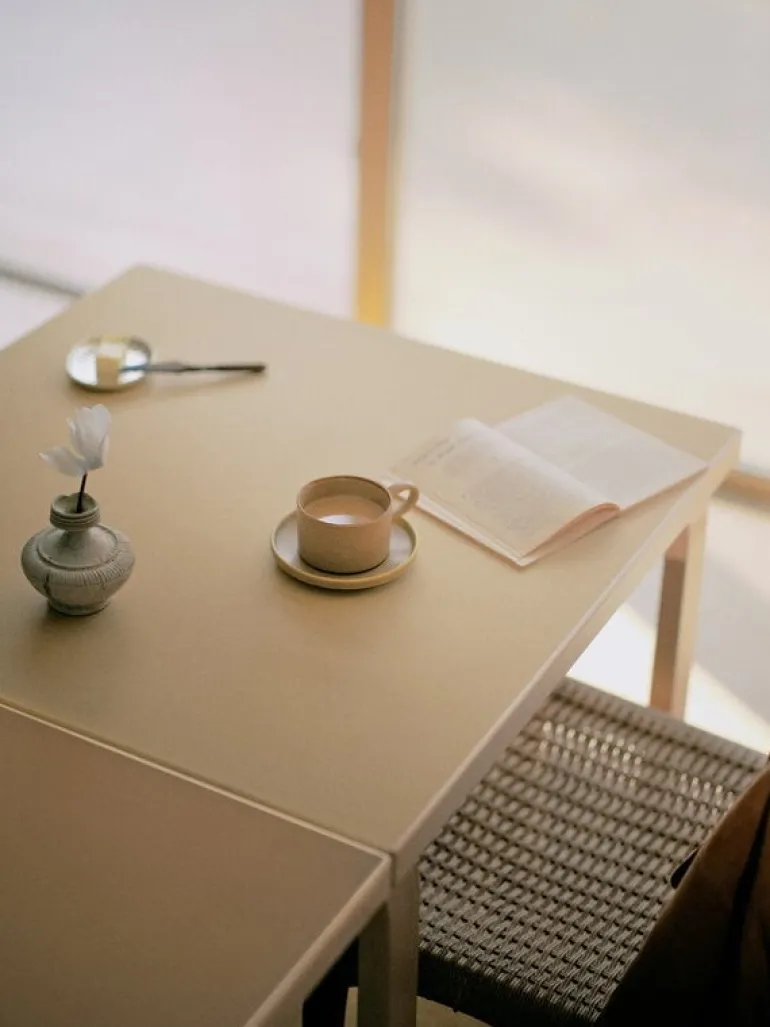 Artek Aalto foldable table DL81C, birch